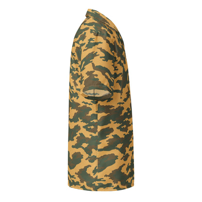 Russian Flora VSR-98 Mountain CAMO Unisex Short-Sleeve Button Shirt