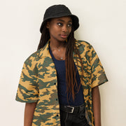 Flora Mountain Russian CAMO Unisex Short-Sleeve Button Shirt - Button-Up