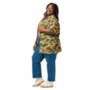 Flora Mountain Russian CAMO Unisex Short-Sleeve Button Shirt - Button-Up