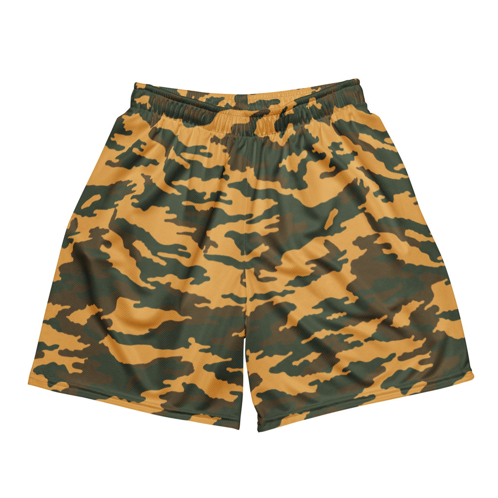 CAMO HQ - Flora Mountain Russian CAMO Unisex Mesh Shorts