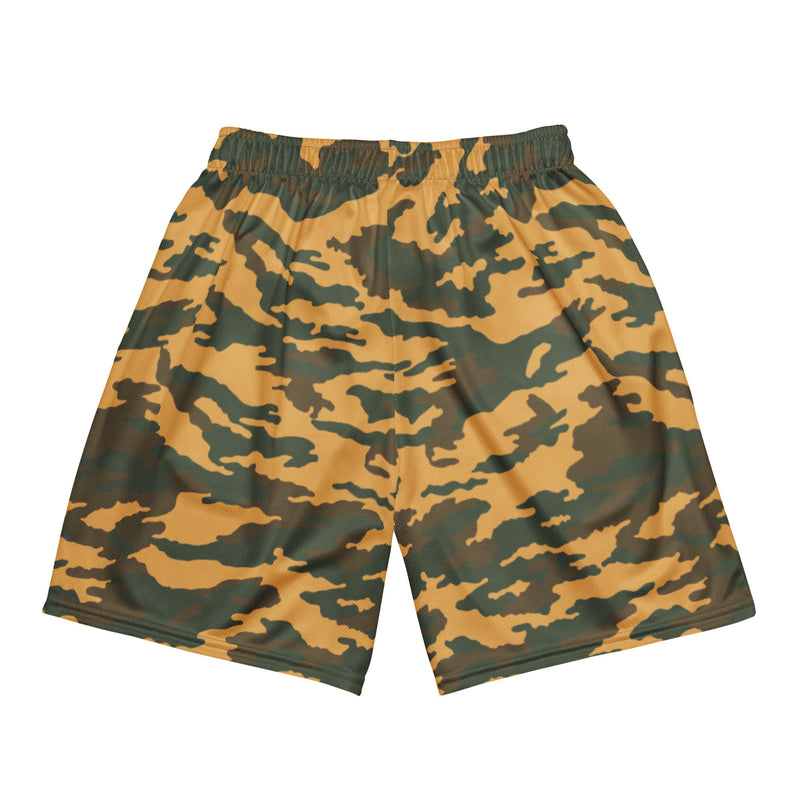 Flora Mountain Russian CAMO Unisex Mesh Shorts