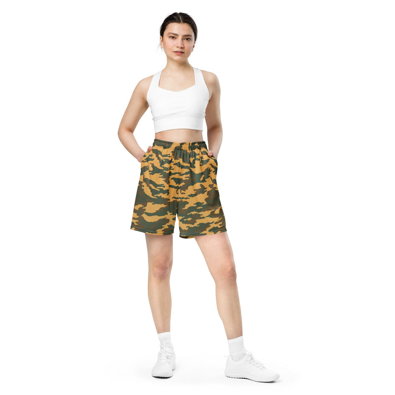 Flora Mountain Russian CAMO Unisex Mesh Shorts