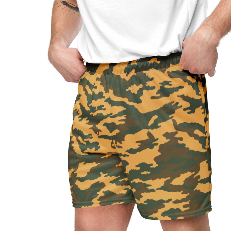 Flora Mountain Russian CAMO Unisex Mesh Shorts