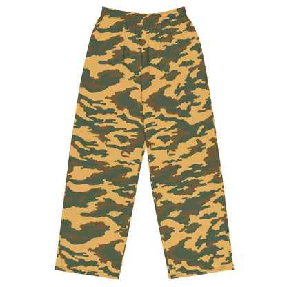 Russian Flora VSR-98 Mountain CAMO Unisex Wide-leg Pants - 2XS - Wide-Leg