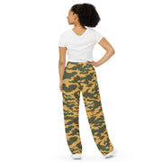 Flora Mountain Russian CAMO Unisex Wide-Leg Leisure Pants - Pant