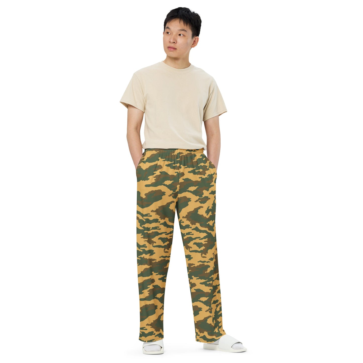 Russian Flora VSR-98 Mountain CAMO Unisex Wide-leg Pants - Wide-Leg