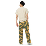 Flora Mountain Russian CAMO Unisex Wide-Leg Leisure Pants - Pant