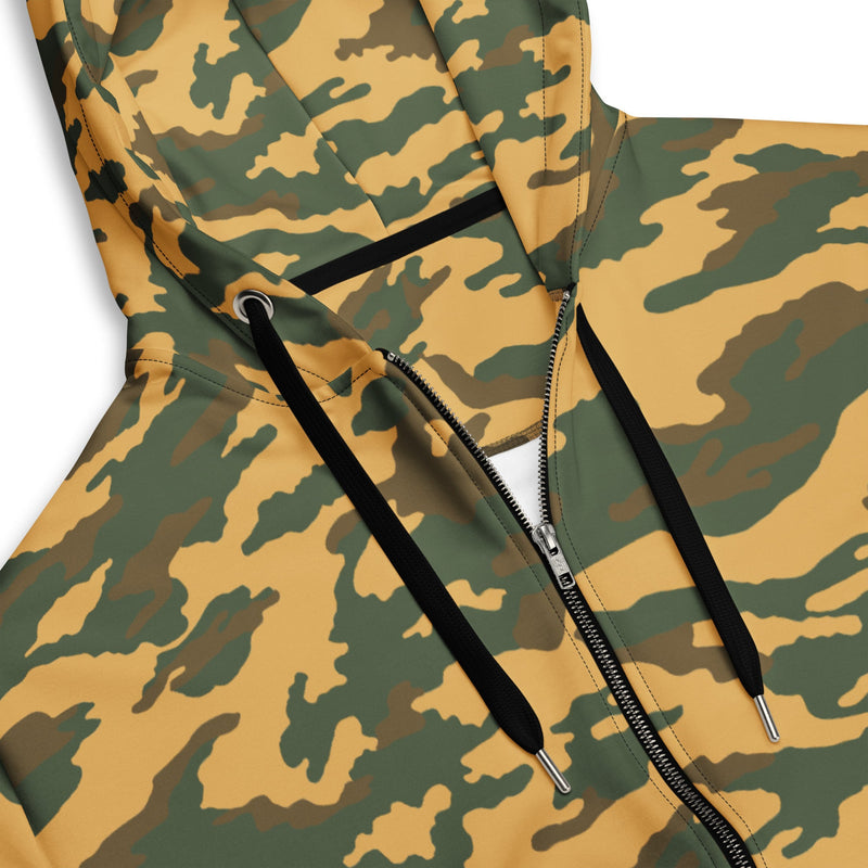 Flora Mountain Russian CAMO Unisex Zip Hoodie