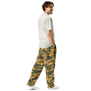 Flora Mountain Russian CAMO Unisex Wide-Leg Joggers