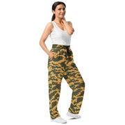 Flora Mountain Russian CAMO Unisex Wide-Leg Joggers