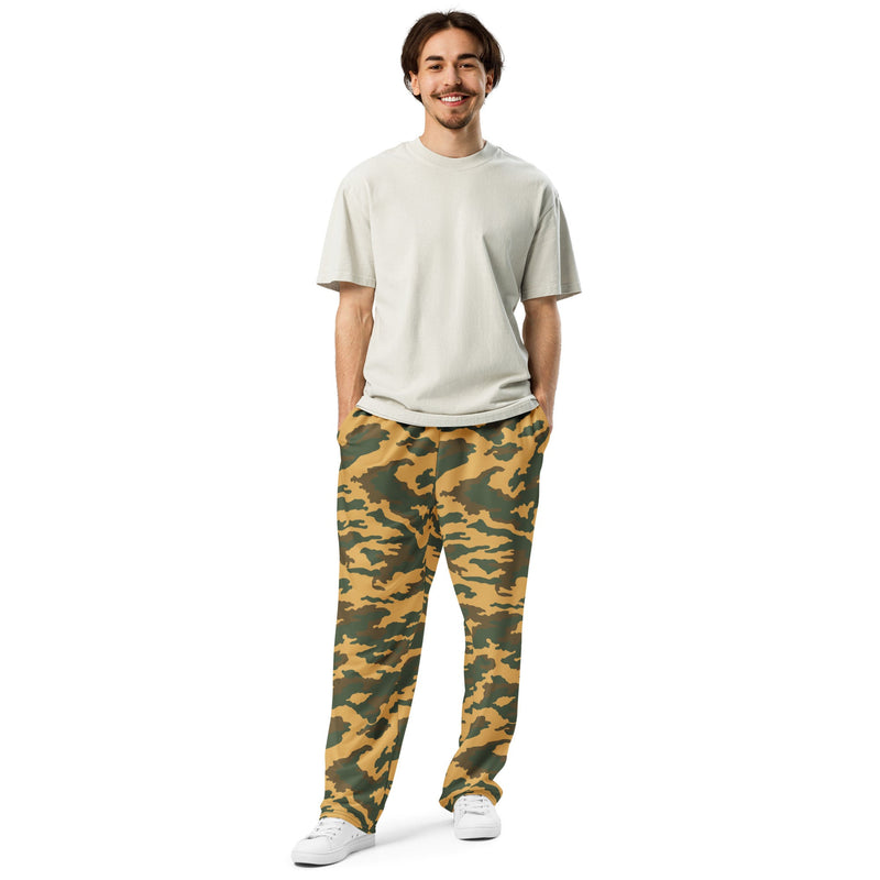 Flora Mountain Russian CAMO Unisex Wide-Leg Joggers