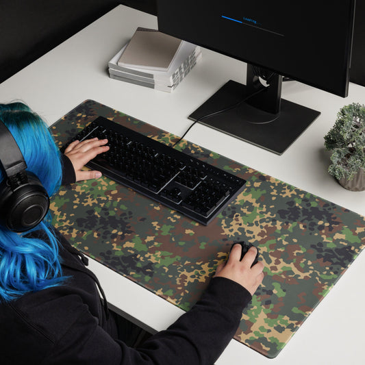 Russian Fracture (IZLOM) Woodland CAMO Gaming mouse pad - 36″×18″ - Mouse Pad