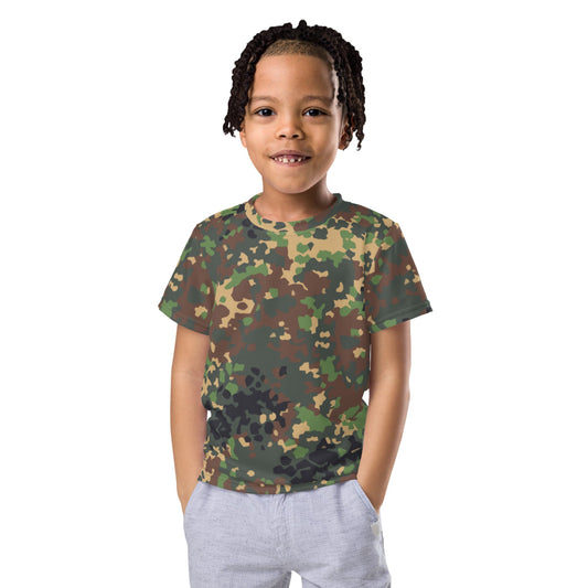 Russian Fracture (IZLOM) Woodland CAMO Kids crew neck t-shirt - 2T - Crew Neck T-shirt