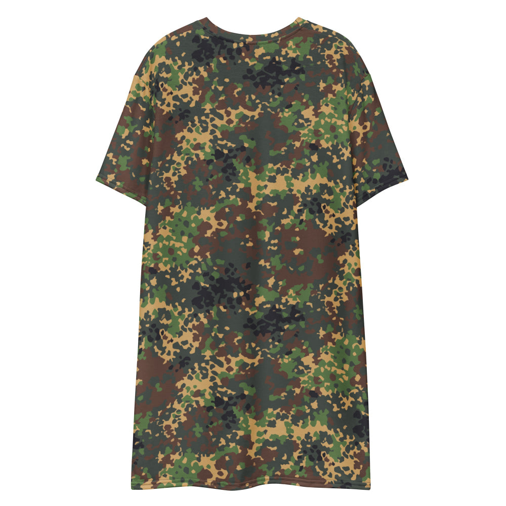 Russian Fracture (IZLOM) Woodland CAMO T-shirt dress - Womens T-Shirt Dress