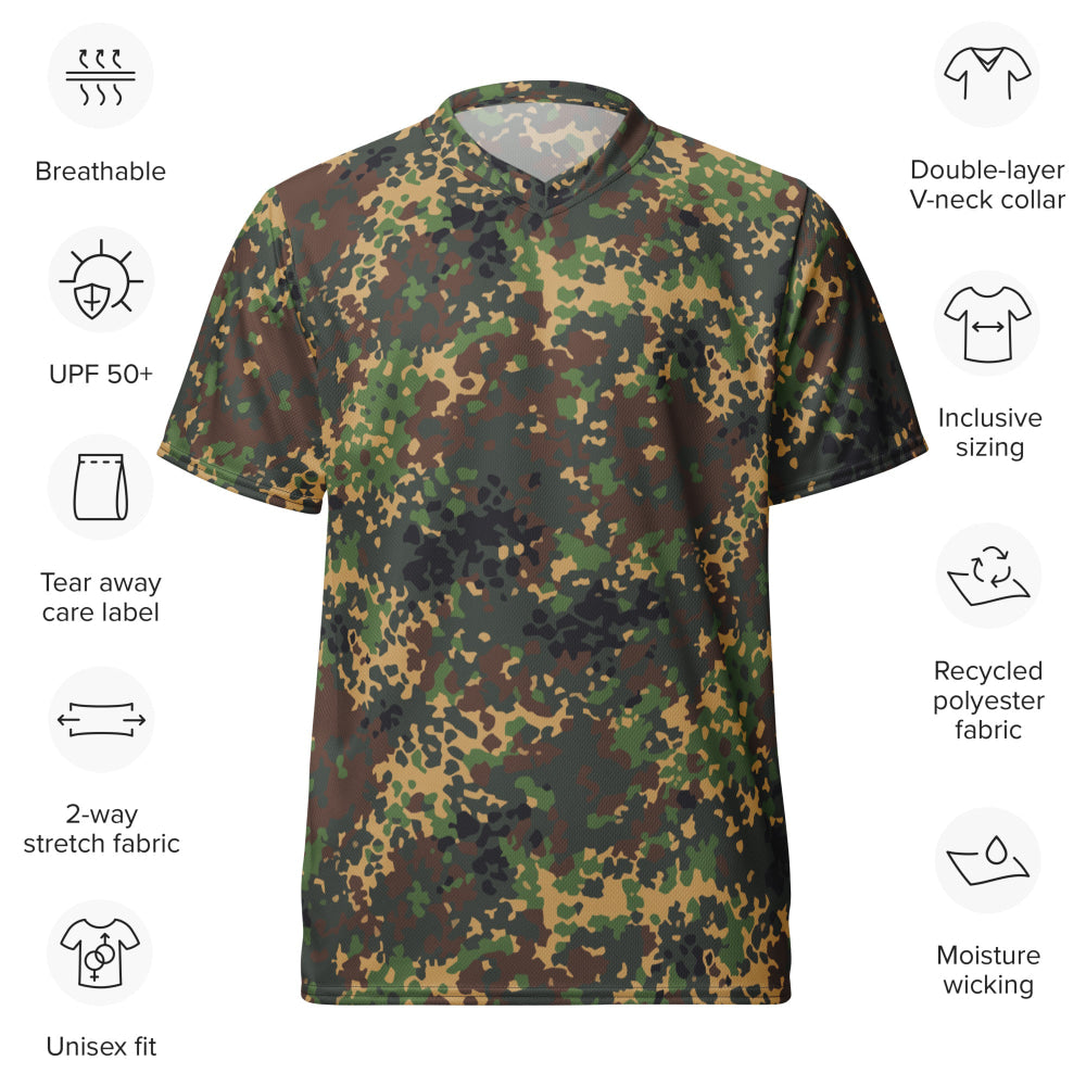 Russian Fracture (IZLOM) Woodland CAMO unisex sports jersey - Unisex Sports Jersey