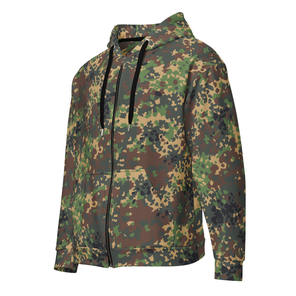 Russian Fracture (IZLOM) Woodland CAMO Unisex zip hoodie - Zip Hoodie