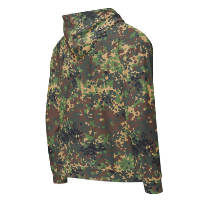 Russian Fracture (IZLOM) Woodland CAMO Unisex zip hoodie - Zip Hoodie