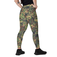 Russian Fracture (IZLOM) Woodland CAMO Women’s Leggings with pockets - 2XS