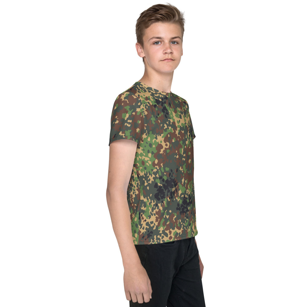 Russian Fracture (IZLOM) Woodland CAMO Youth crew neck t-shirt - Crew Neck T-shirt