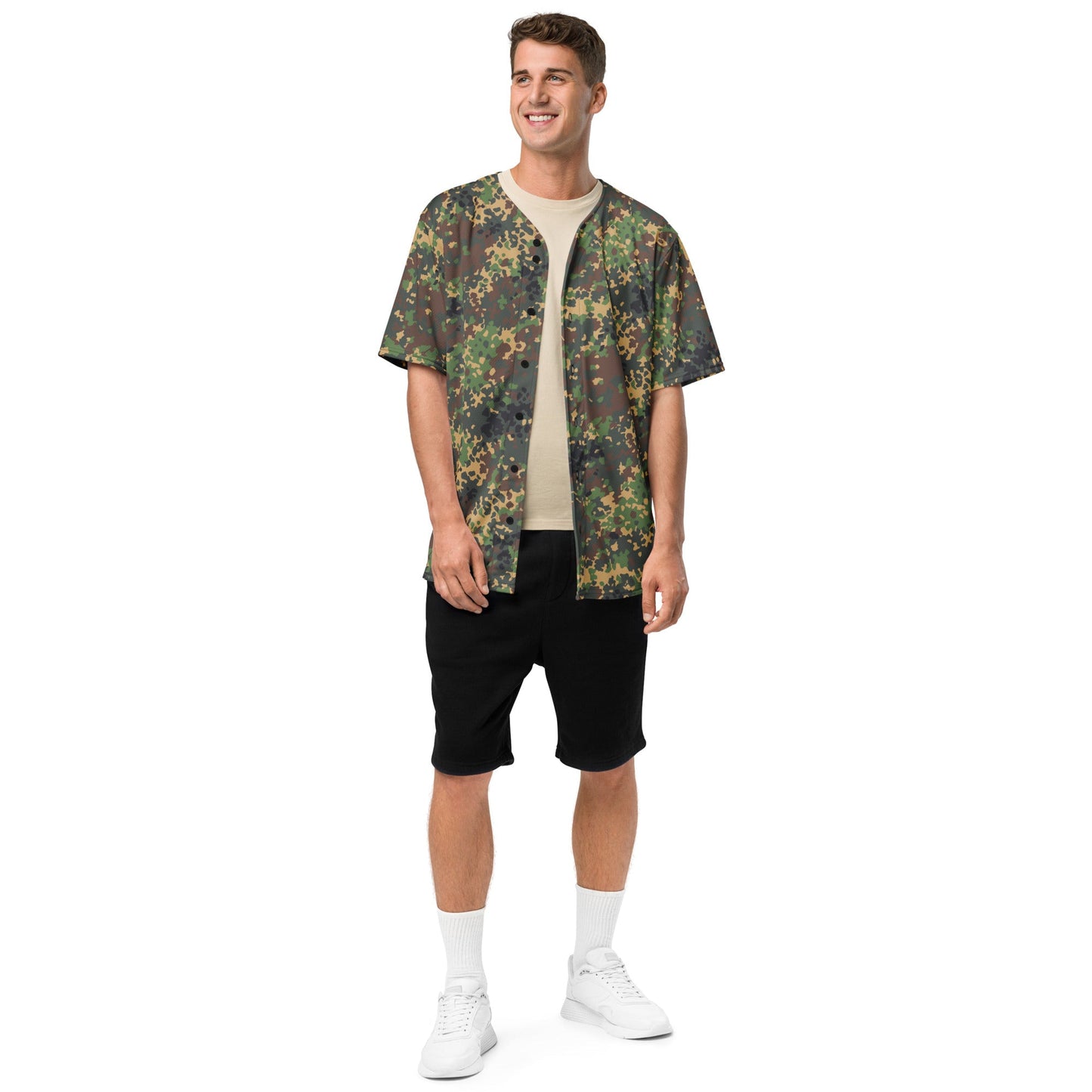 Russian IZLOM Fracture Woodland CAMO baseball jersey - Baseball Jerseys