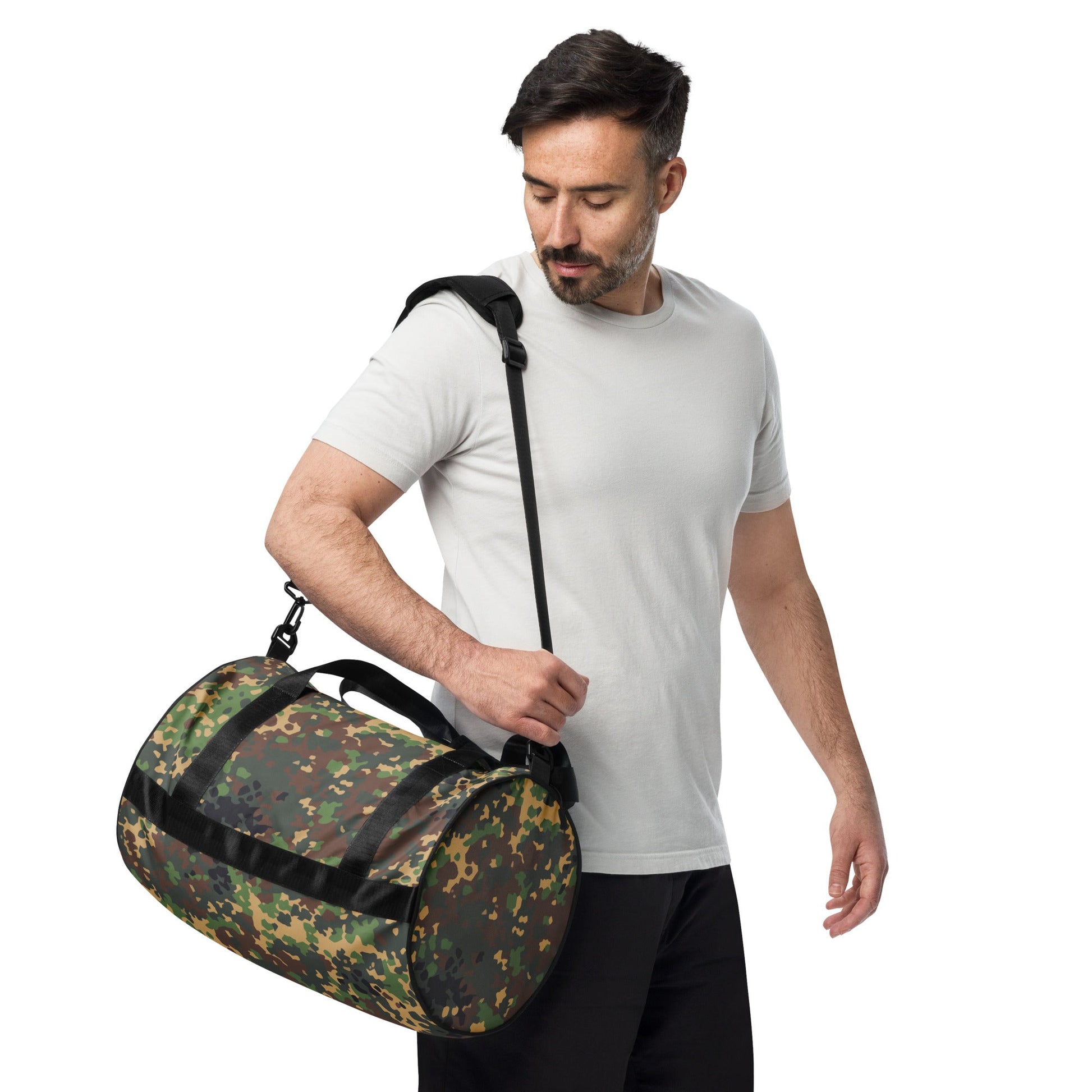 Russian IZLOM Fracture Woodland CAMO gym bag - Gym Bags