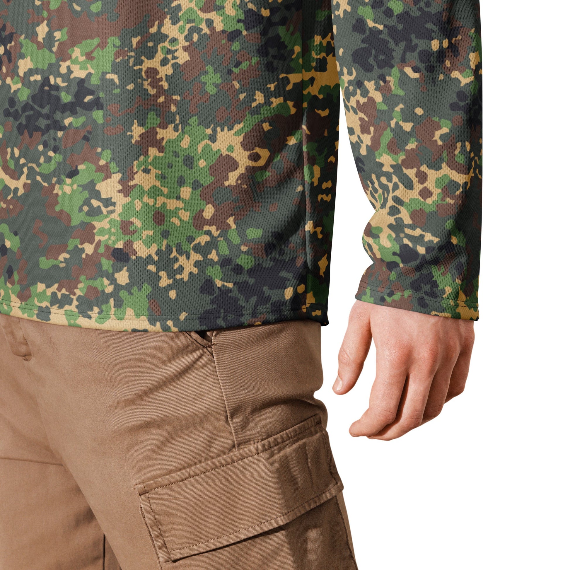 Russian IZLOM Fracture Woodland CAMO Unisex Hockey Fan Jersey