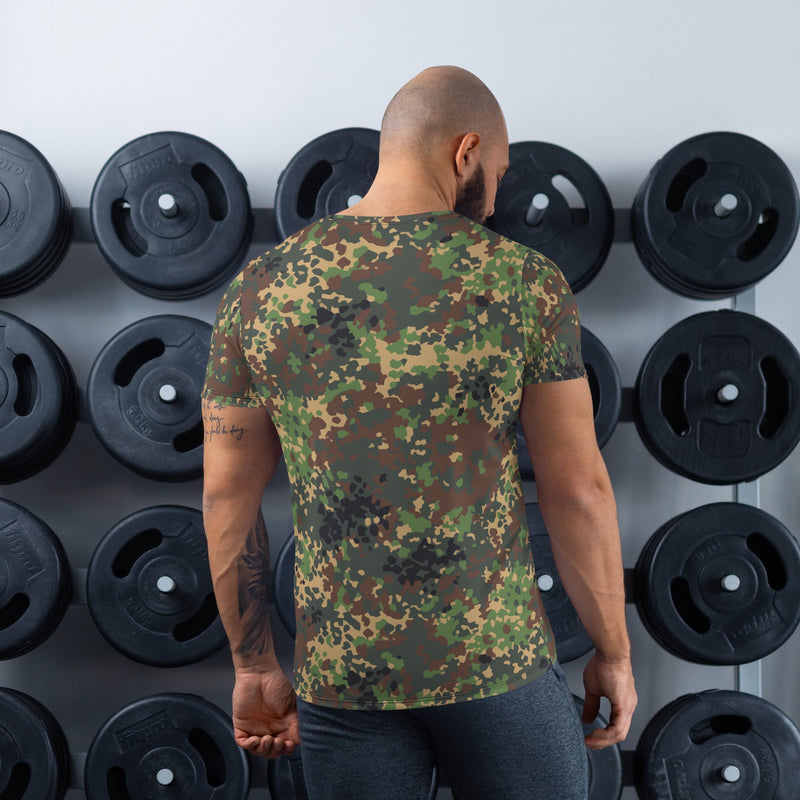 Izlom Fracture Woodland Russian CAMO Mens Athletic T-Shirt - Shirt