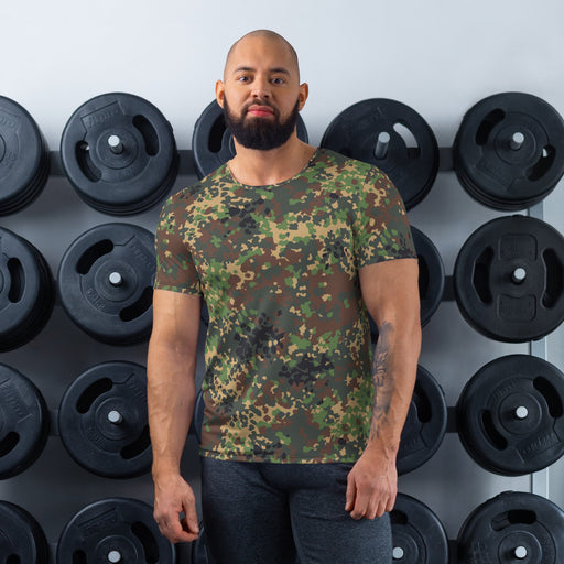 Izlom Fracture Woodland Russian CAMO Mens Athletic T-Shirt - XS - Shirt