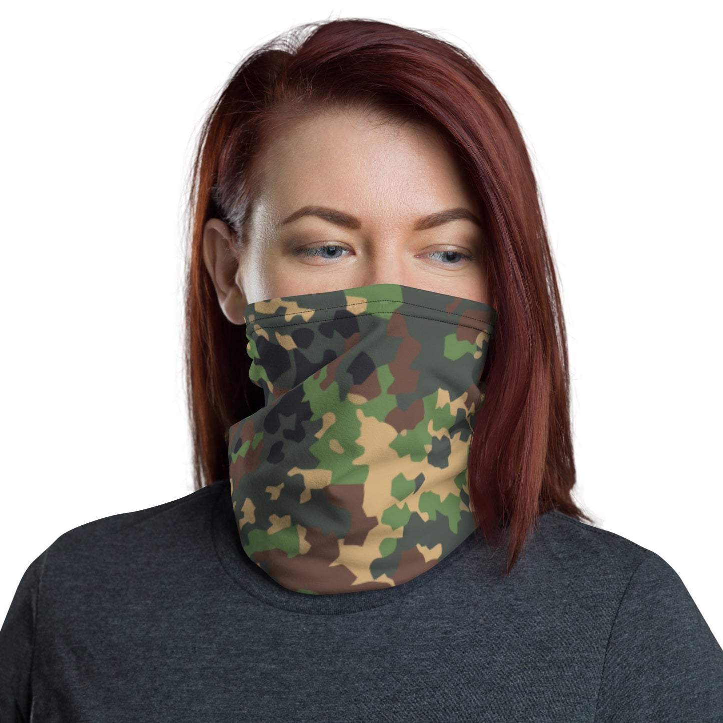 Russian IZLOM Fracture Woodland CAMO Neck Gaiter Gaiters