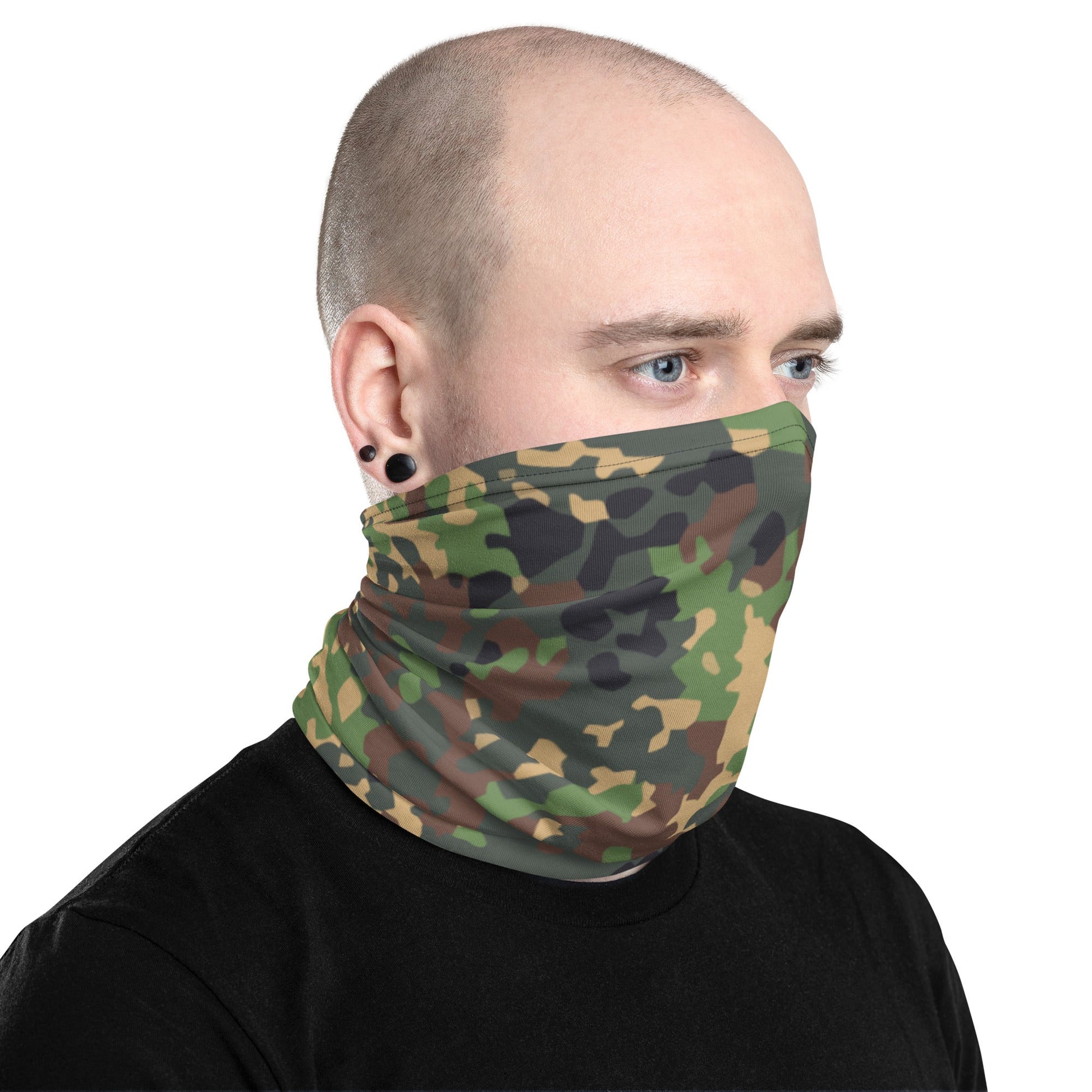 Russian IZLOM Fracture Woodland CAMO Neck Gaiter Gaiters