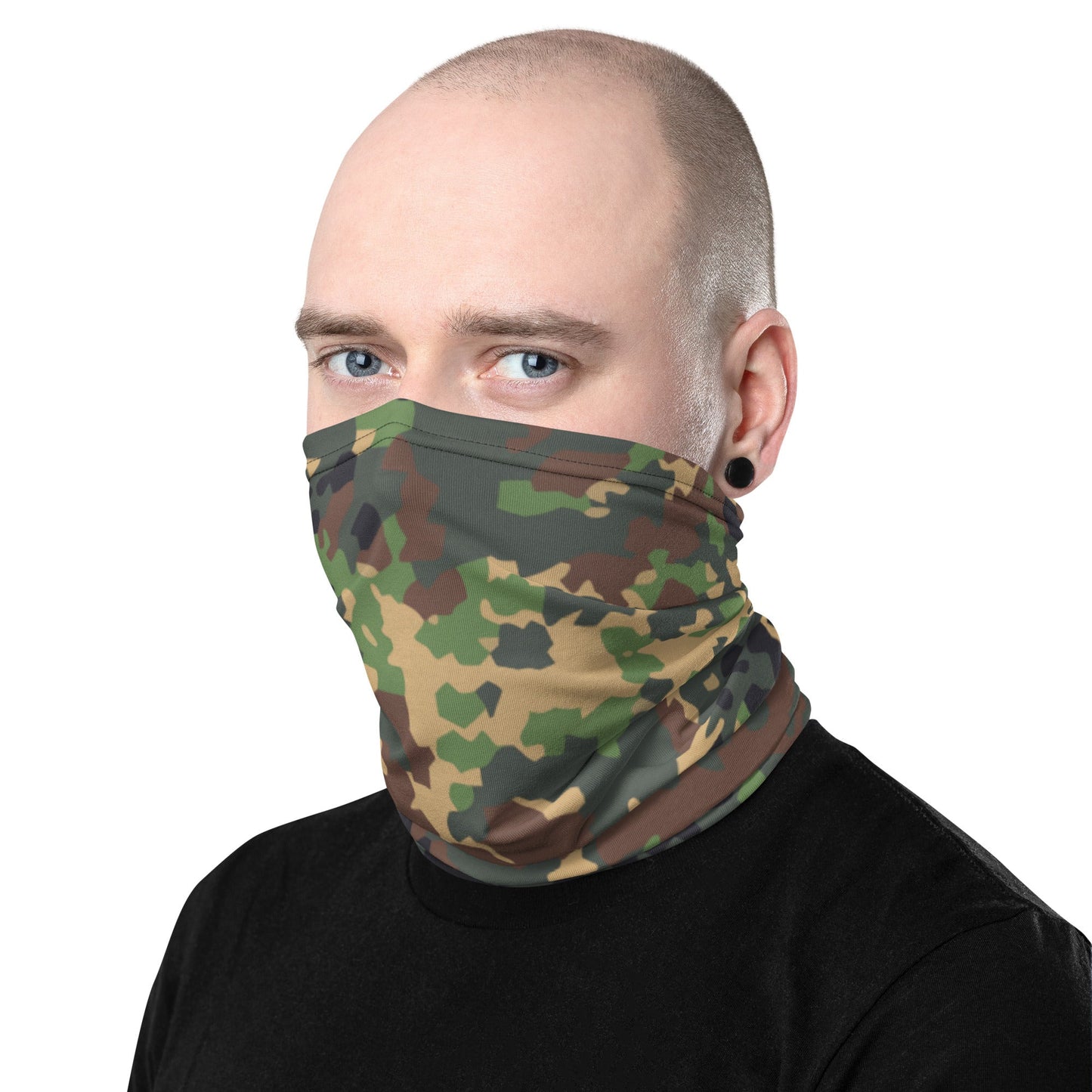 Russian IZLOM Fracture Woodland CAMO Neck Gaiter Gaiters