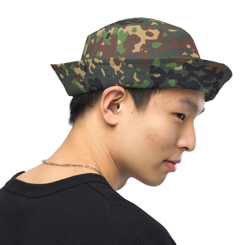 Izlom Fracture Woodland Russian CAMO Reversible Bucket Hat - Head