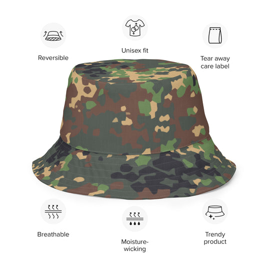 Russian IZLOM Fracture Woodland CAMO Reversible bucket hat Bucket Hats