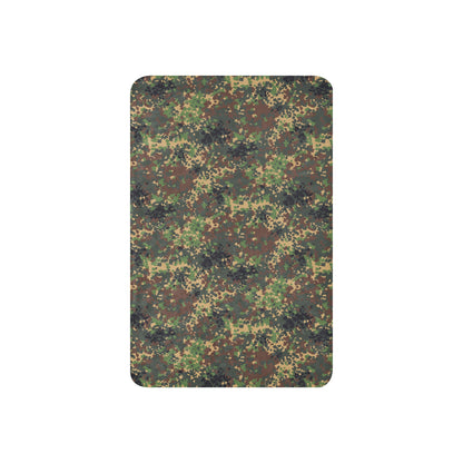 Russian IZLOM Fracture Woodland CAMO Sherpa Blanket