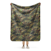 Izlom Fracture Woodland Russian CAMO Sherpa Blanket - 50″×60″