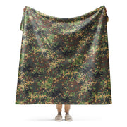 Izlom Fracture Woodland Russian CAMO Sherpa Blanket - 60″×80″