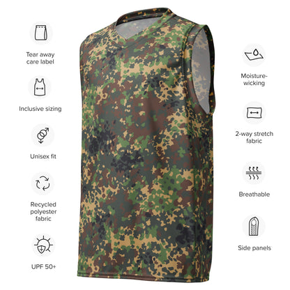 Russian IZLOM Fracture Woodland CAMO unisex basketball jersey - Basketball Jerseys