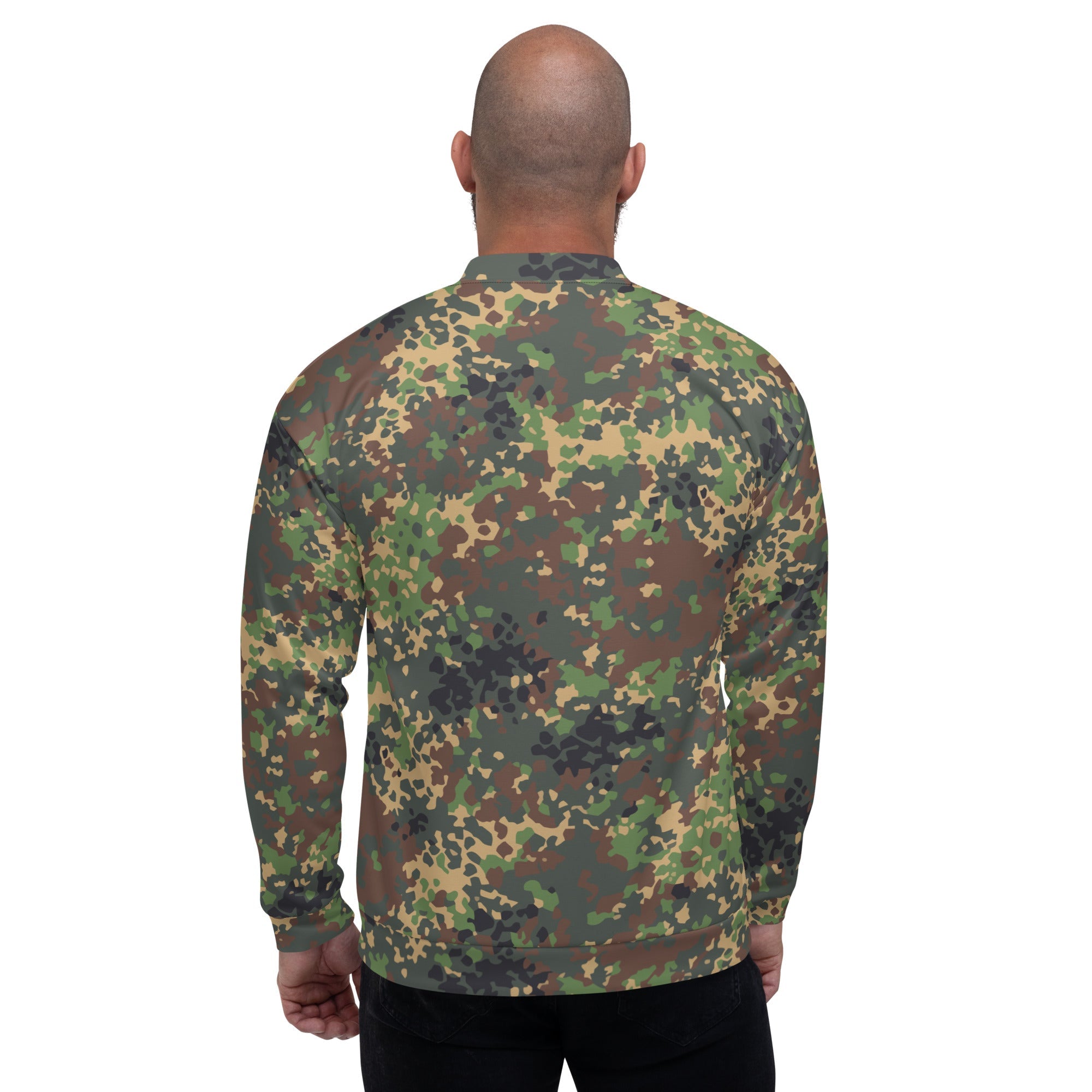 CAMO HQ Russian IZLOM Fracture Woodland CAMO Unisex Bomber