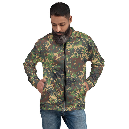 Russian IZLOM Fracture Woodland CAMO Unisex Bomber Jacket - Jackets