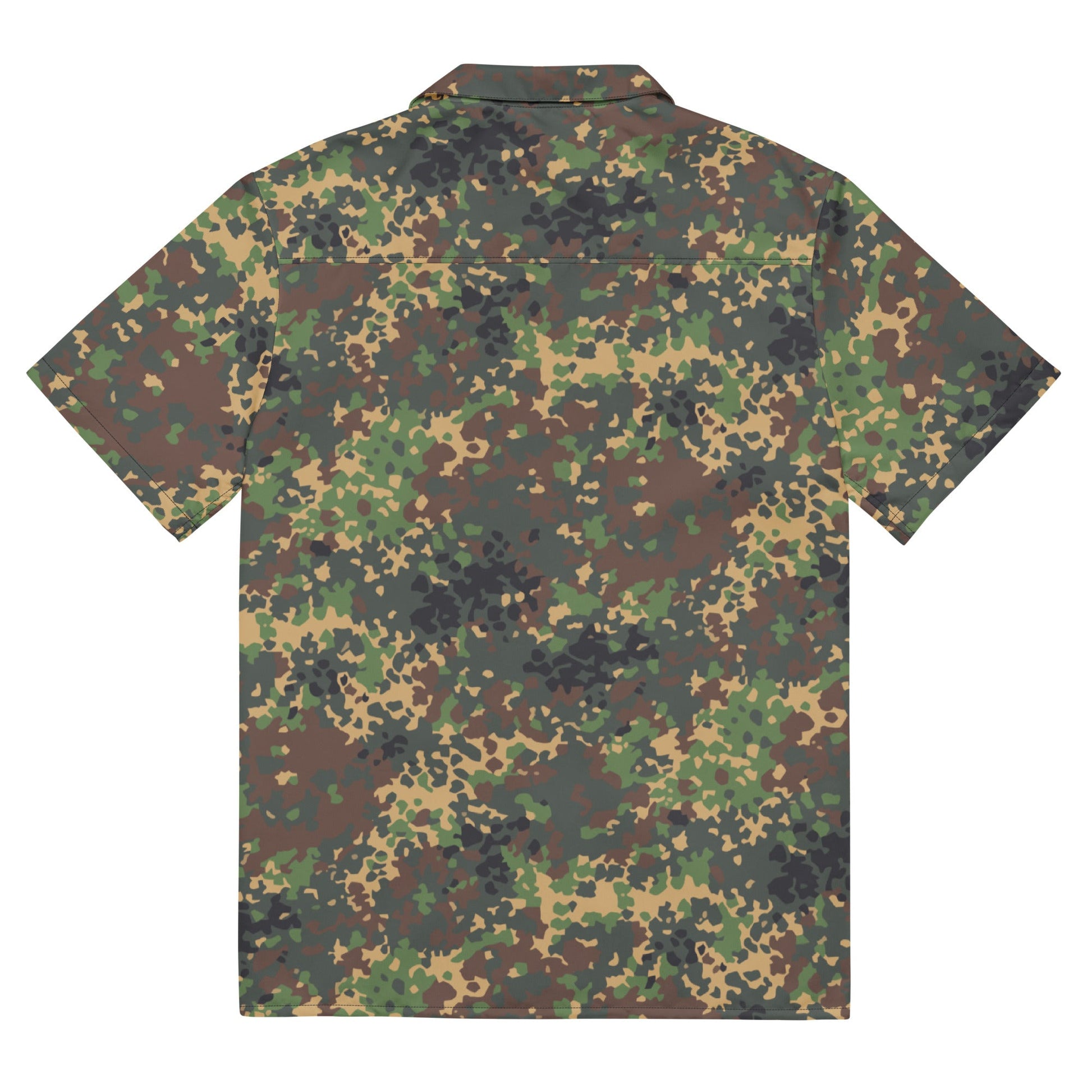 Russian IZLOM Fracture Woodland CAMO Unisex button shirt - Button Shirts