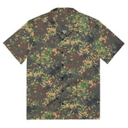 Izlom Fracture Woodland Russian CAMO Unisex Short-Sleeve Button Shirt - 2XS - Button-Up