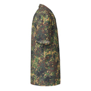 Izlom Fracture Woodland Russian CAMO Unisex Short-Sleeve Button Shirt - Button-Up