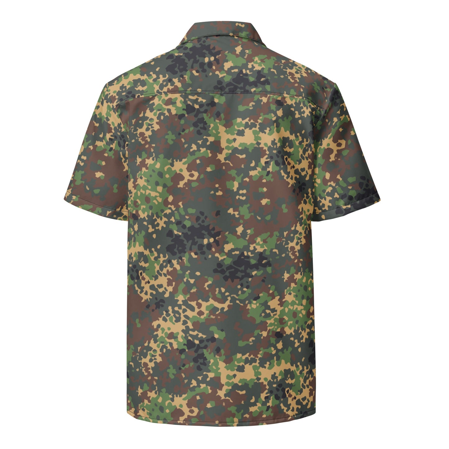 Russian IZLOM Fracture Woodland CAMO Unisex button shirt - Button Shirts