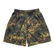 Izlom Fracture Woodland Russian CAMO Unisex Mesh Shorts - 2XS