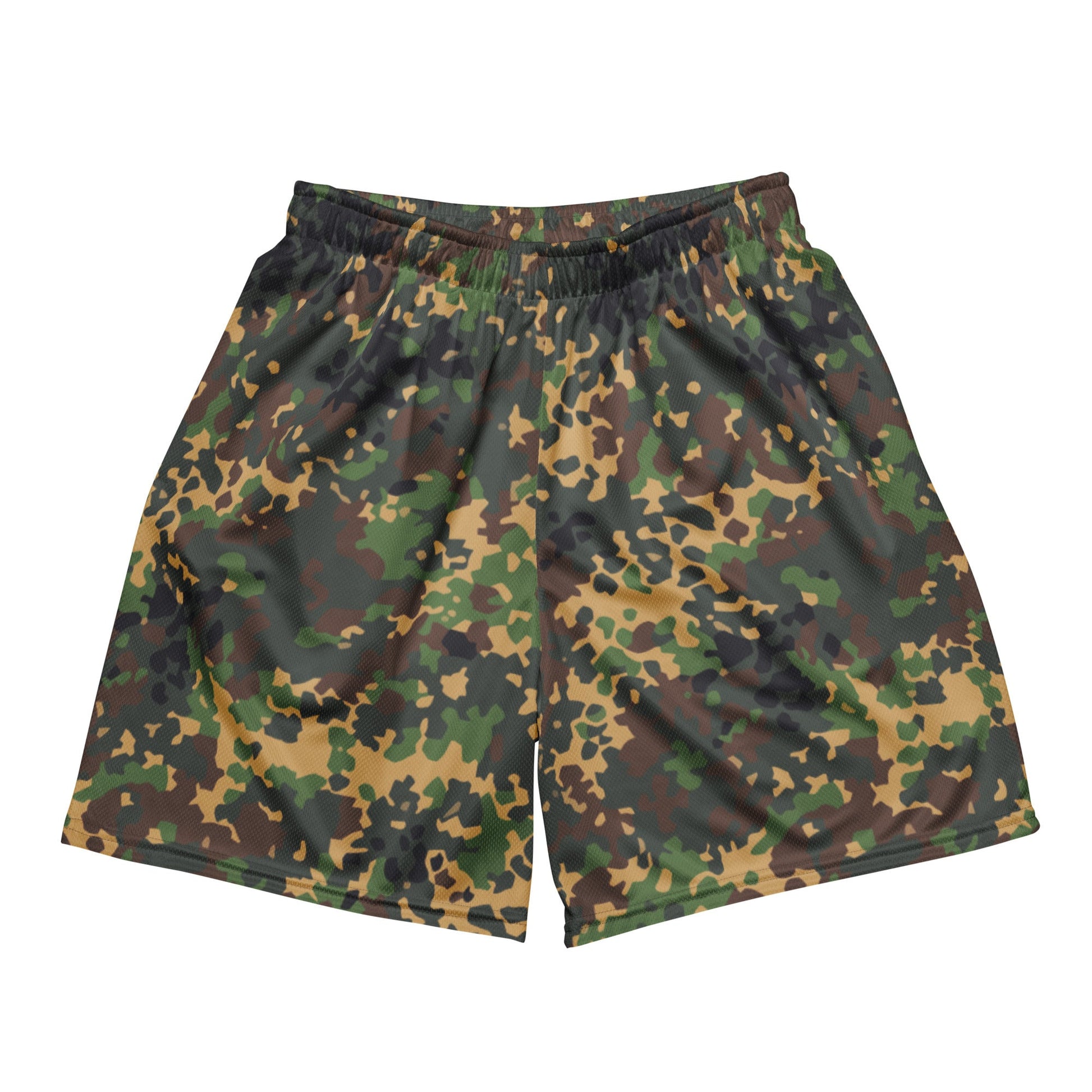 Russian IZLOM Fracture Woodland CAMO Unisex Mesh Shorts - 2XS
