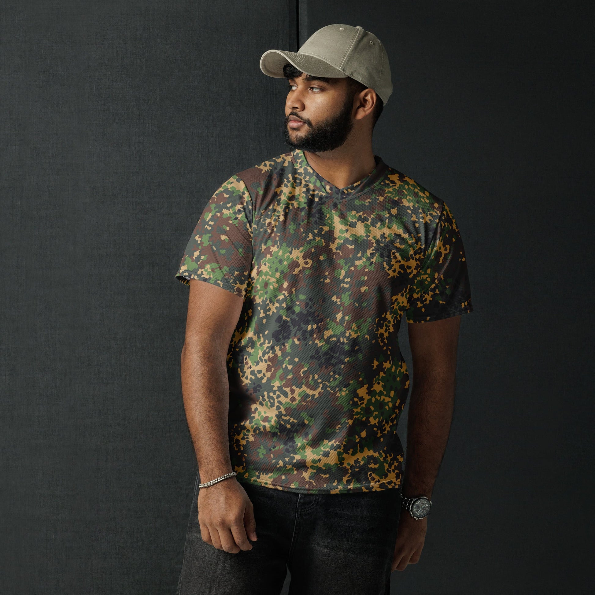 Russian IZLOM Fracture Woodland CAMO unisex sports jersey Sports Jerseys