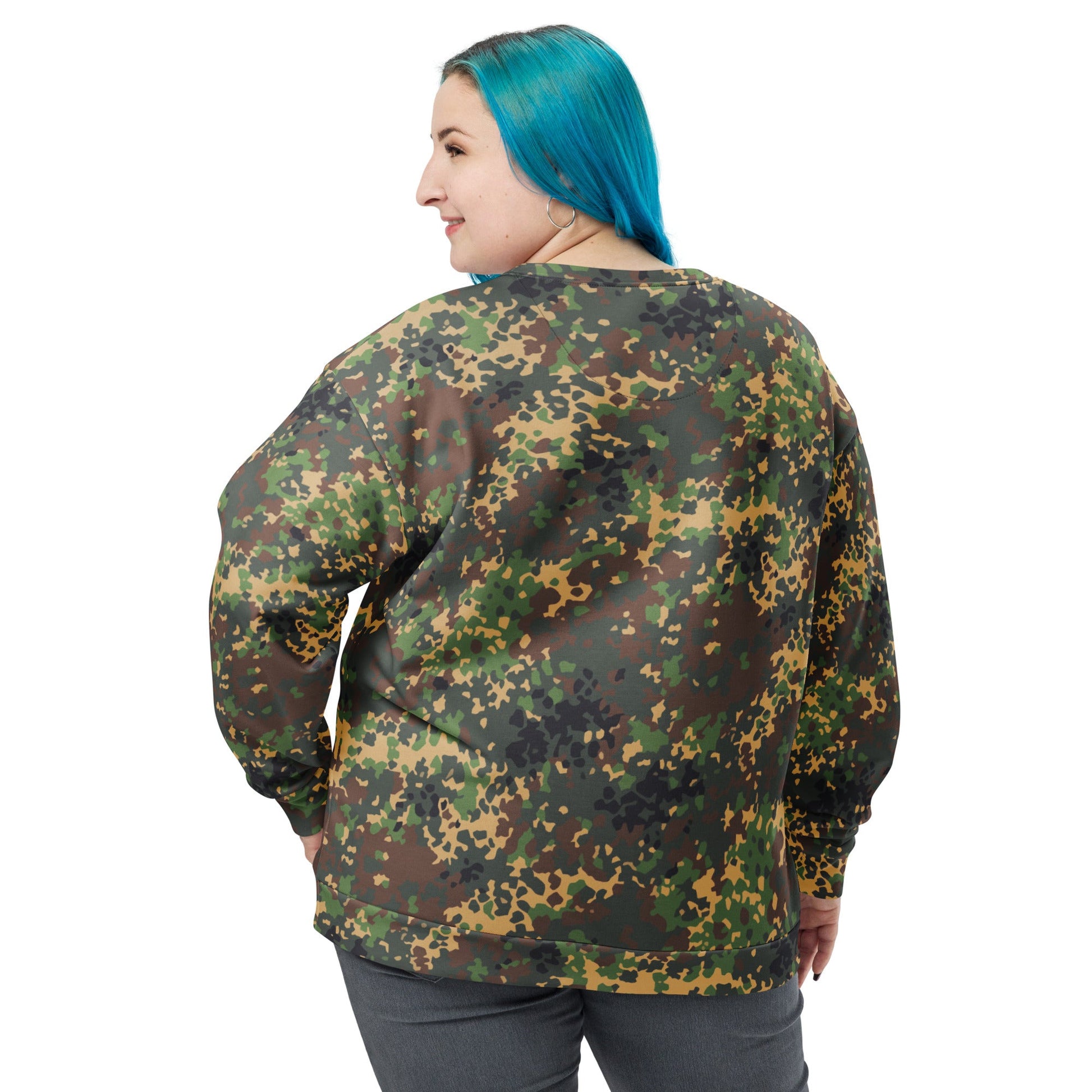 Russian IZLOM Fracture Woodland CAMO Unisex Sweatshirt - Sweatshirts