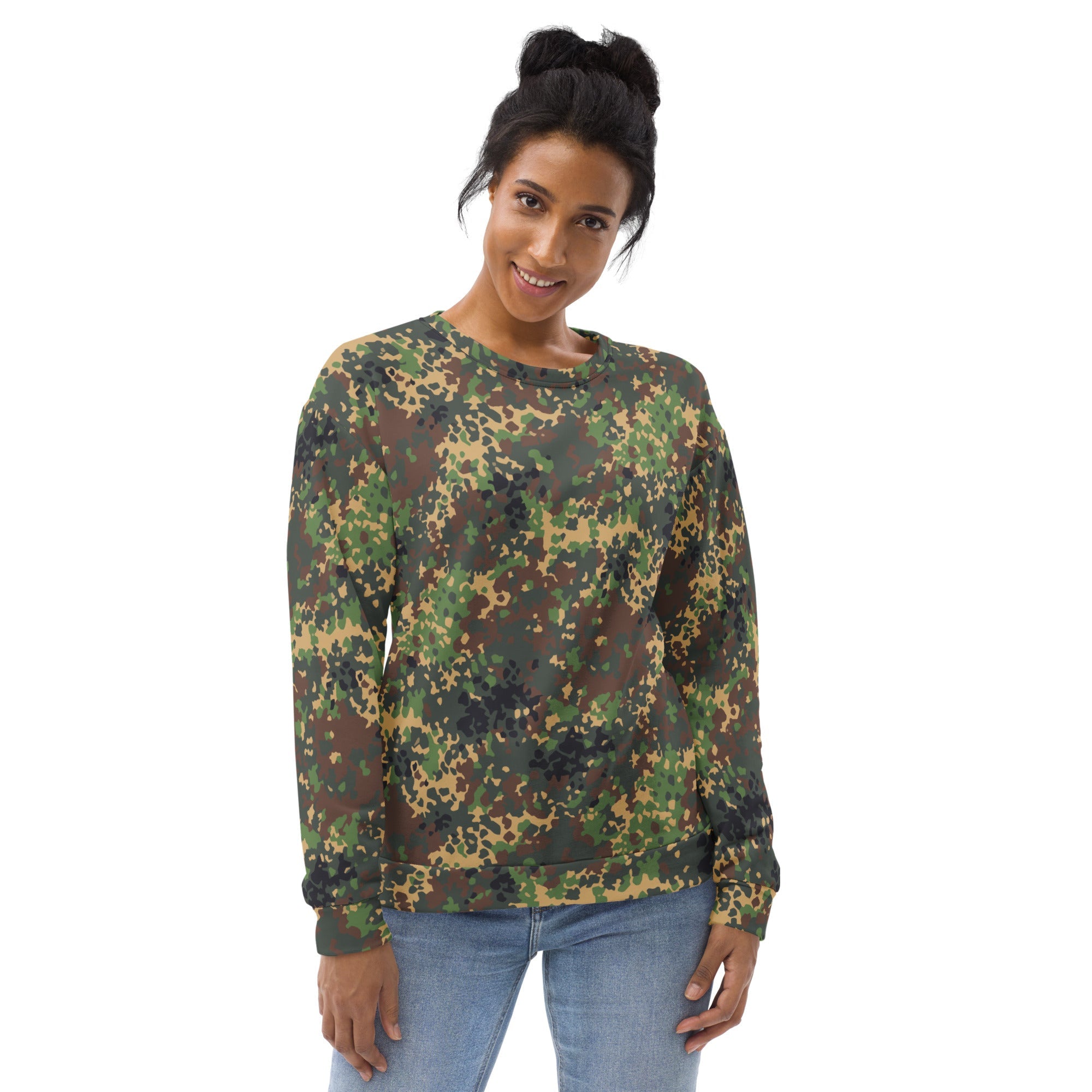 CAMO HQ - Russian IZLOM Fracture Woodland CAMO Unisex Sweatshirt