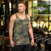 Izlom Fracture Woodland Russian CAMO Unisex Tank Top - XS - Shirt