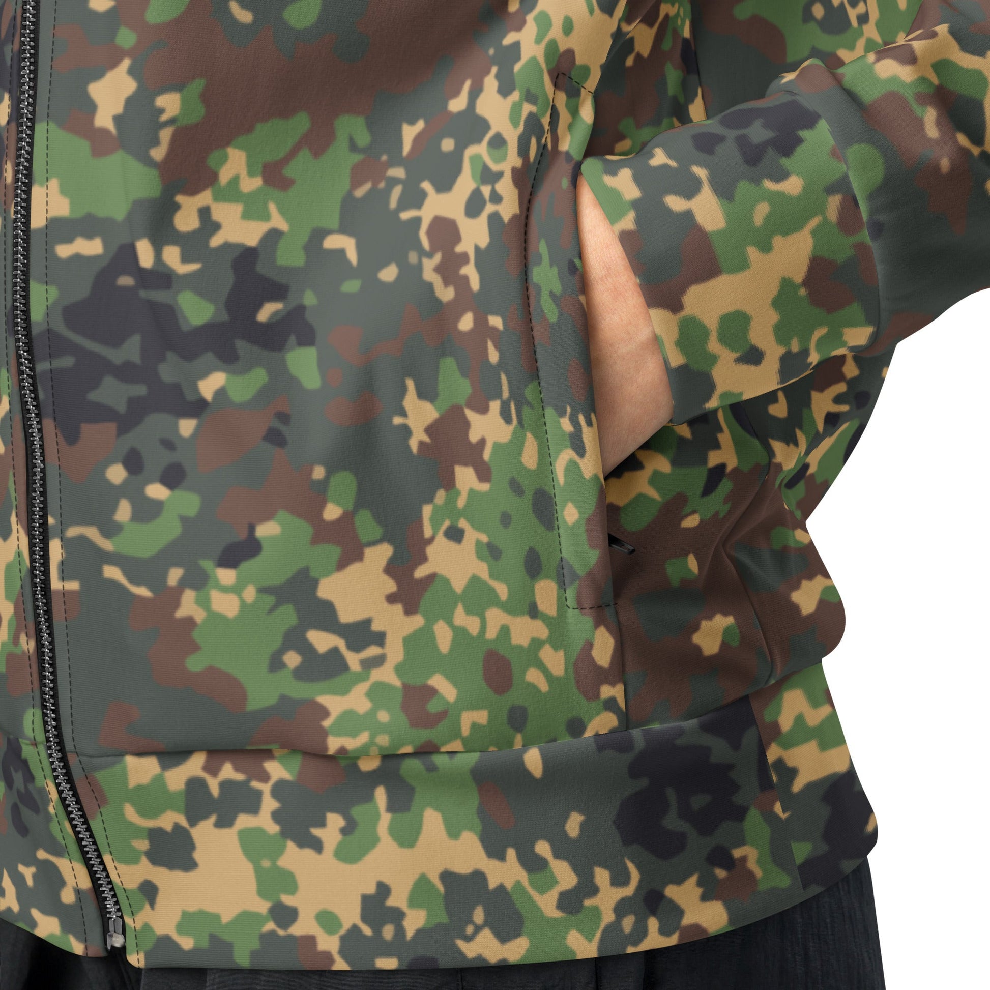 Russian IZLOM Fracture Woodland CAMO Unisex track jacket - Track Jackets